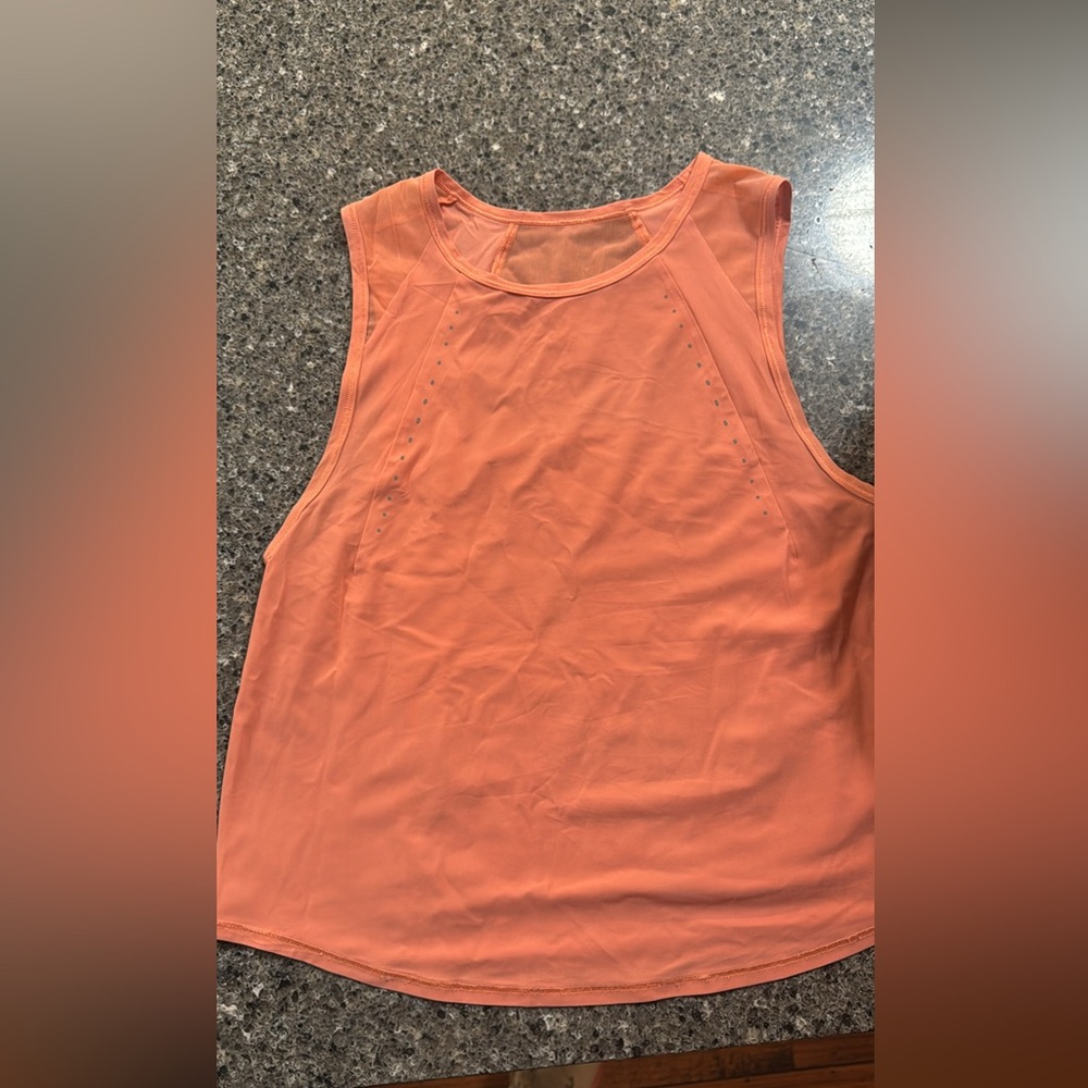lululemon athletica Orange Tank Top